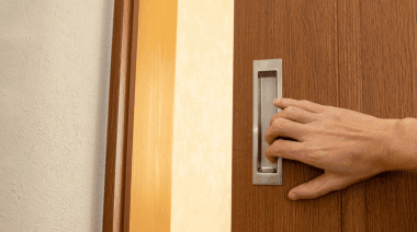розсувні двері після демонтажу