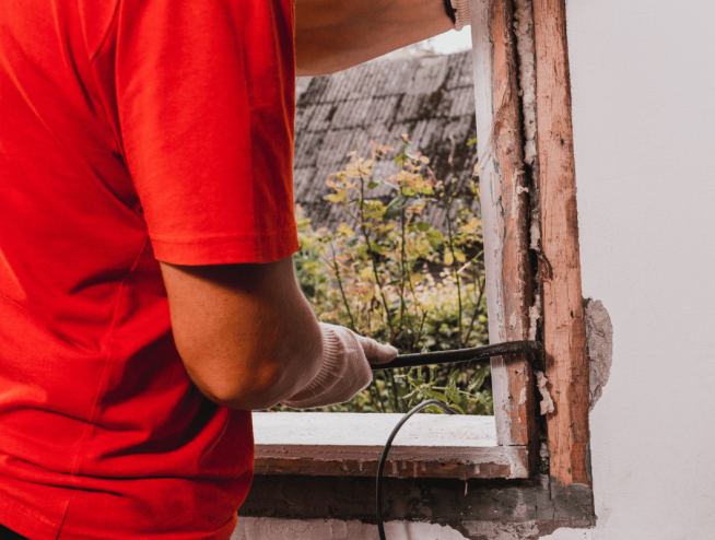 dismantling of windows