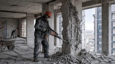 Демонтаж моноліту в новобудові