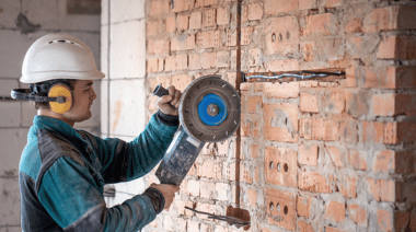 Cutting deep grooves for communications